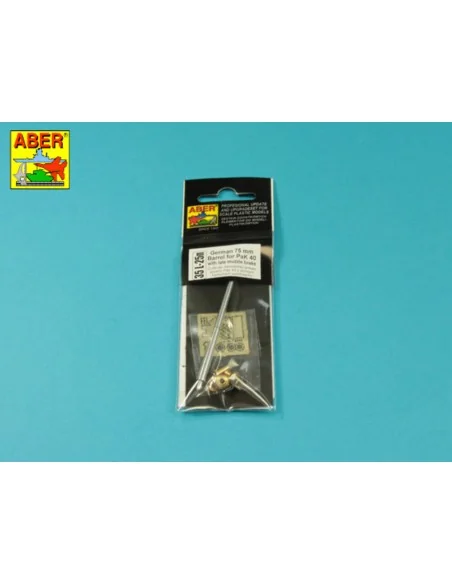 German 75 mm Barrel for PaK 40 - Late model, 1/35 - Aber Models 35 ...