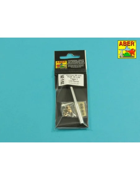 German 88mm KwK36/L56 Tiger I late barrel, 1/35 - Aber Models 35 L-...