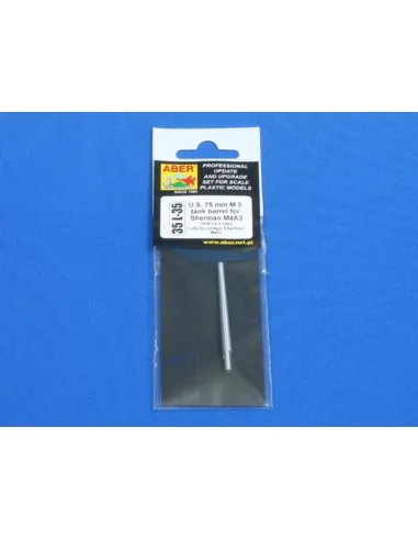 U.S. 75mm tank Barrel for Sherman M4A3, 1/35 - Aber Models 35 L-035