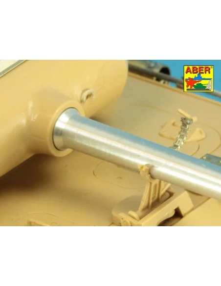 7, 5cm gun barrel for Panther Ausf.G Late -Tamiya, 1/35 - Aber Mode...