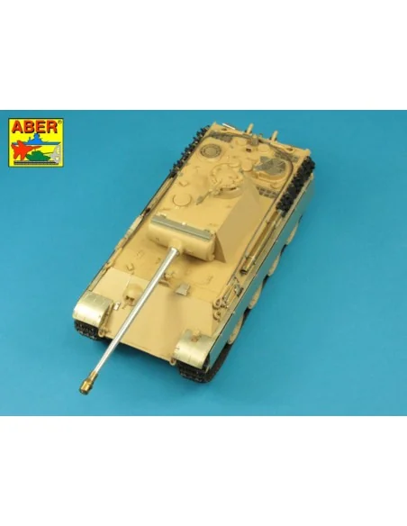 7, 5cm gun barrel for Panther Ausf.G Late -Tamiya, 1/35 - Aber Mode...
