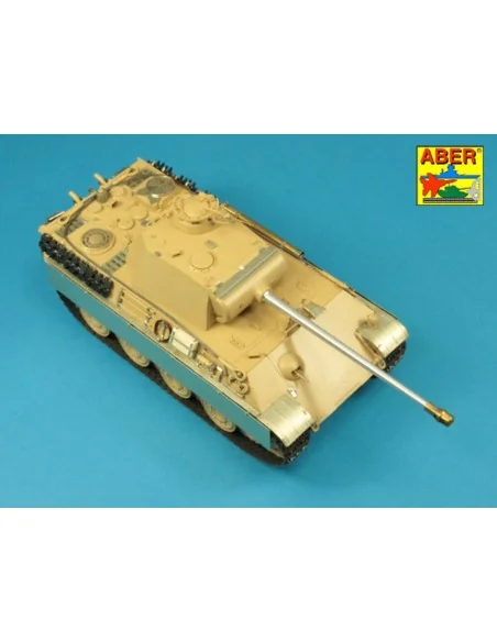 7, 5cm gun barrel for Panther Ausf.G Late -Tamiya, 1/35 - Aber Mode...