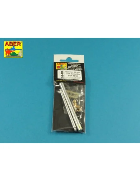 German 88mm L/71 barrel for PaK 43/41, 1/35 - Aber Models 35 L-041