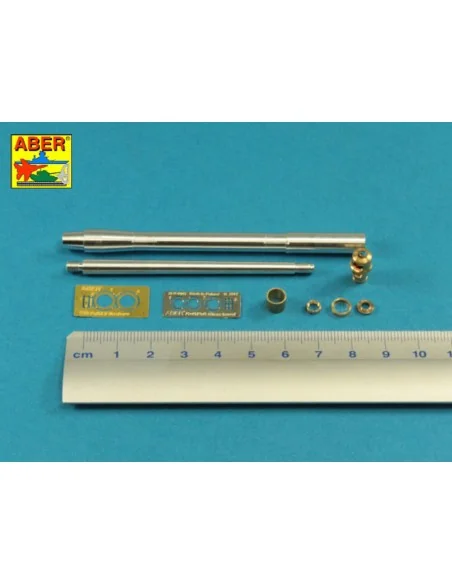 German 88mm L/71 barrel for PaK 43/41, 1/35 - Aber Models 35 L-041