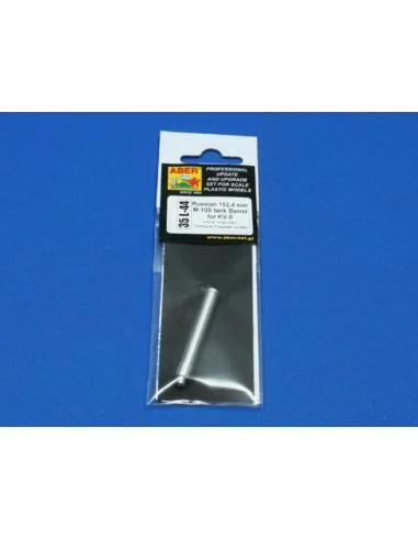 Russian 152, 4 mm M-10S tank barrel for KV-II, 1/35 - Aber Models 3...