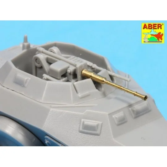 Set of 2 gun barrels KwK 38, 1/72 - Aber Models 72 L-58