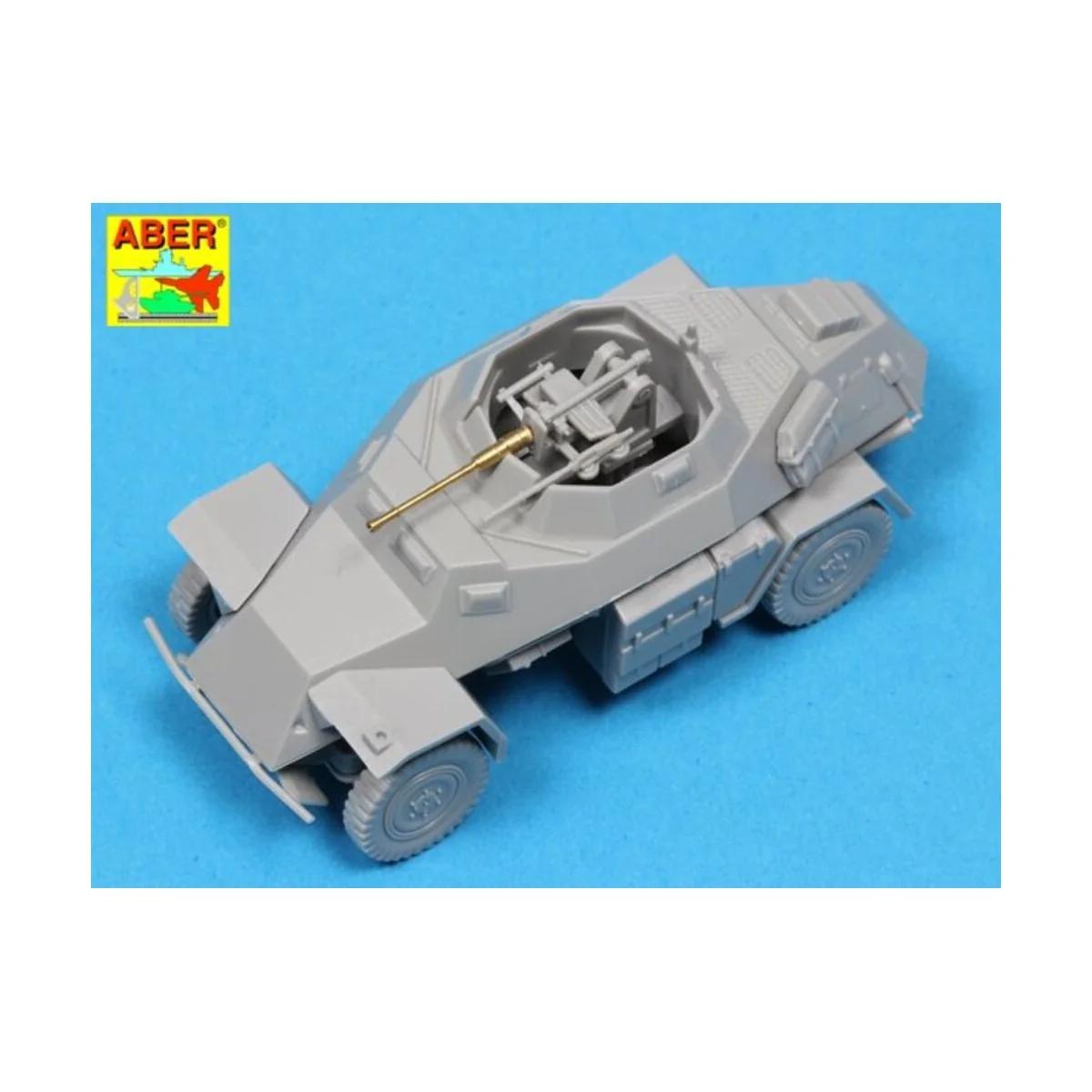 Set of 2 gun barrels KwK 38, 1/72 - Aber Models 72 L-58