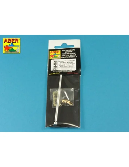 Germ.75mm barrel for KwK 40L/48 with early model muzzle brake for P...