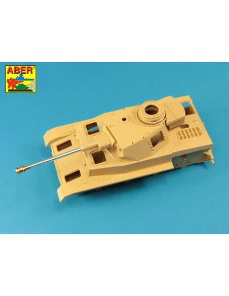 Germ.75mm barrel for KwK 40L/48 with early model muzzle brake for P...