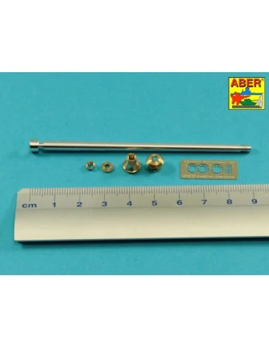 Germ.75mm barrel for KwK40L/48 with late model muzzle brake for Pz....