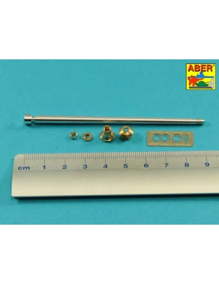 Germ.75mm barrel for KwK40L/48 with late model muzzle brake for Pz....