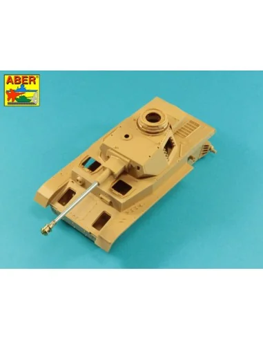 Germ.75mm barrel for KwK40L/48 with late model muzzle brake for Pz....