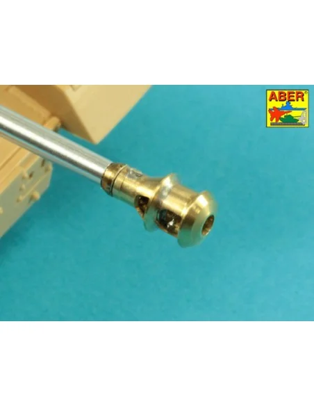 Germ.75mm barrel for KwK40L/48 with late model muzzle brake for Pz....