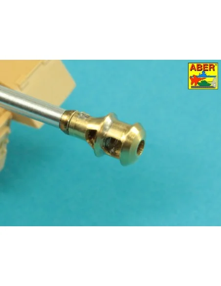 Germ.75mm barrel for KwK40L/48 with late model muzzle brake for Pz....