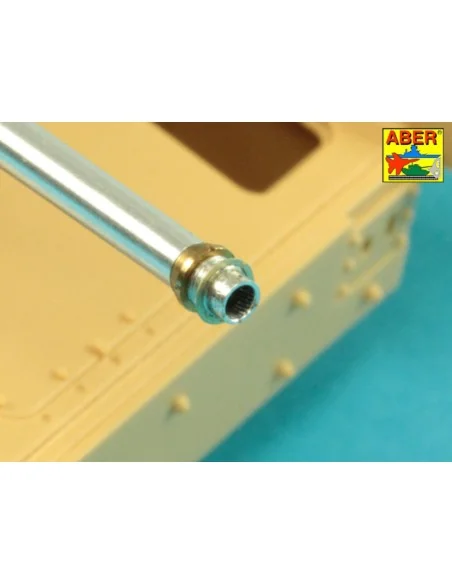 Germ.75mm barrel for KwK40L/48 with late model muzzle brake for Pz....