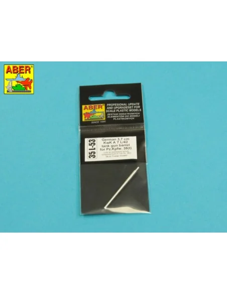 3, 7cm KwK A7 L/42 tank gun barrel for Pz.Kpfw.38(t), 1/35 - Aber M...