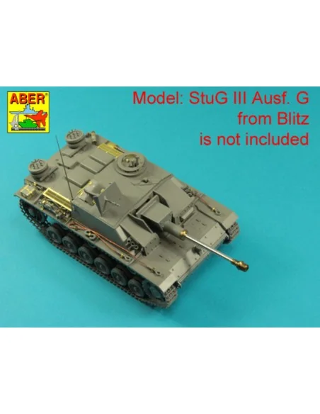 German StuK.40 L/48 7, 5cm barrel with early model muzzle brake for...