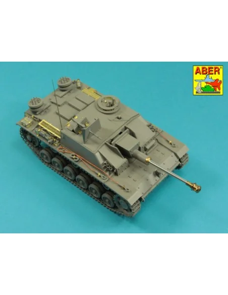 German StuK.40 L/48 7, 5 cm Barrel with late muzzle brake for Stug....