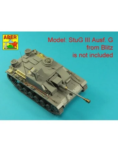 German StuK.40 L/48 7, 5 cm Barrel with late muzzle brake for Stug....