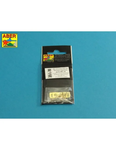 Set of 2 Barrels for German machine guns MG34, 1/35 - Aber Models 3...