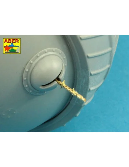 Set of 2 Barrels for German machine guns MG34, 1/35 - Aber Models 3...
