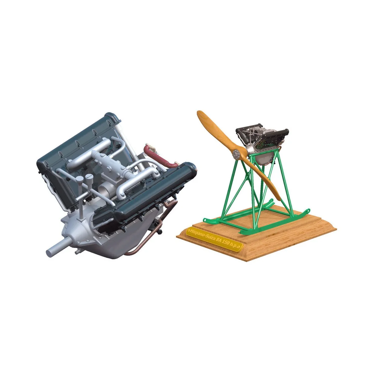 Hispano Suiza 8A 150 h.p, 1/32 - Roden 622