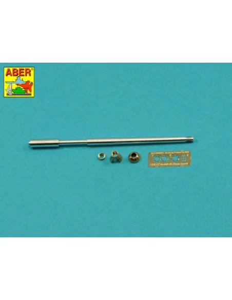 Germ.75mm barrel single baffle muzzle for Pz VI F2, 1/35 - Aber Mod...