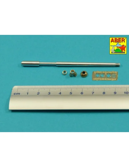Germ.75mm barrel single baffle muzzle for Pz VI F2, 1/35 - Aber Mod...