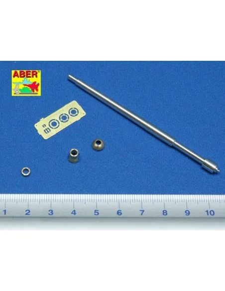 Germ.75mm barrel single baffle muzzle for Pz VI F2, 1/35 - Aber Mod...
