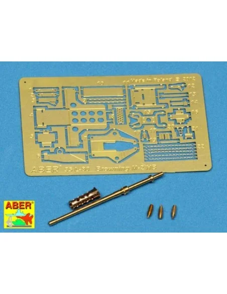 Barrel for M2 Browning '50 in (12, &mm), 1/35 - Aber Models 35 L-080