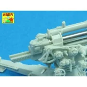 Two-piece 88mm barrel for Flak 36/37, 1/72 - Aber Models 72 L-62
