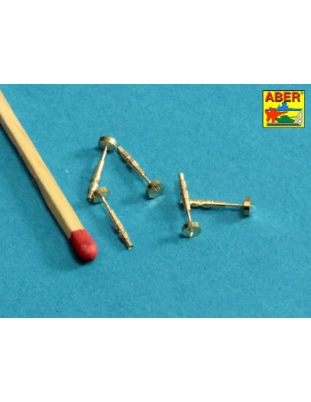 Tank MG 34 tips barrels x 5, 1/35 - Aber Models 35 L-083