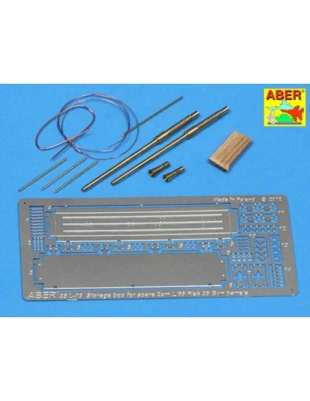 Flak 38 barrels with storage box, 1/35 - Aber Models 35 L-089