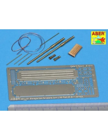 Flak 38 barrels with storage box, 1/35 - Aber Models 35 L-089