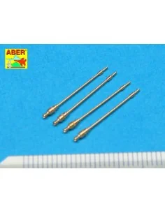 4 barrels for MG42 without jacket, 1/35 - Aber Models 35 L-092 2
