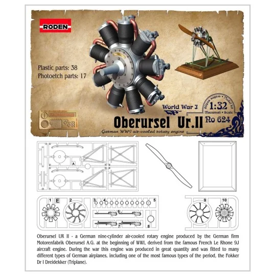 Oberursel Ur.II, 1/32 - Roden 624