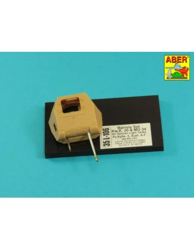 Barrels KwK.30 & MG 34, 1/35 - Aber Models 35 L-106N