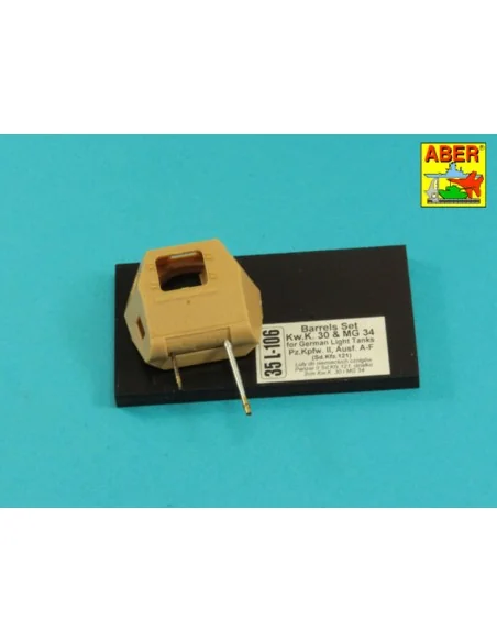 Barrels KwK.30 & MG 34, 1/35 - Aber Models 35 L-106N