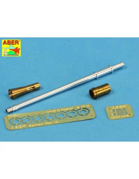 German 3, 7cm Flak 42 Barrel, 1/35 - Aber Models 35 L-107