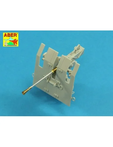 German 3, 7cm Flak 42 Barrel, 1/35 - Aber Models 35 L-107