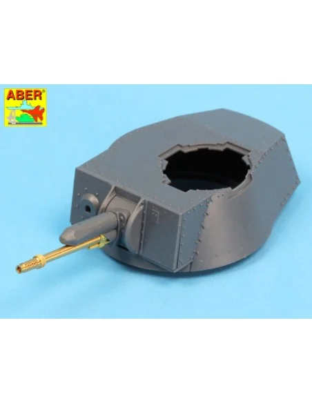3, 7cm KwK.34(t) or vz. 34 barrel for Pz.35(t) tank, 1/35 - Aber Mo...