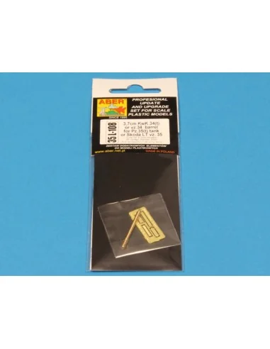 3, 7cm KwK.34(t) or vz. 34 barrel for Pz.35(t) tank, 1/35 - Aber Mo...