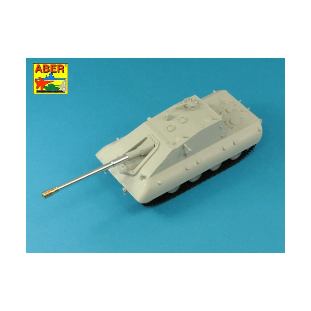 170 mm A/T gun barrel for German Jagdpanzer E-100, 1/72 - Aber Mode... 170 mm A/T gun barrel for German Jagdpanzer E-100, 1/72 - Aber Mode...