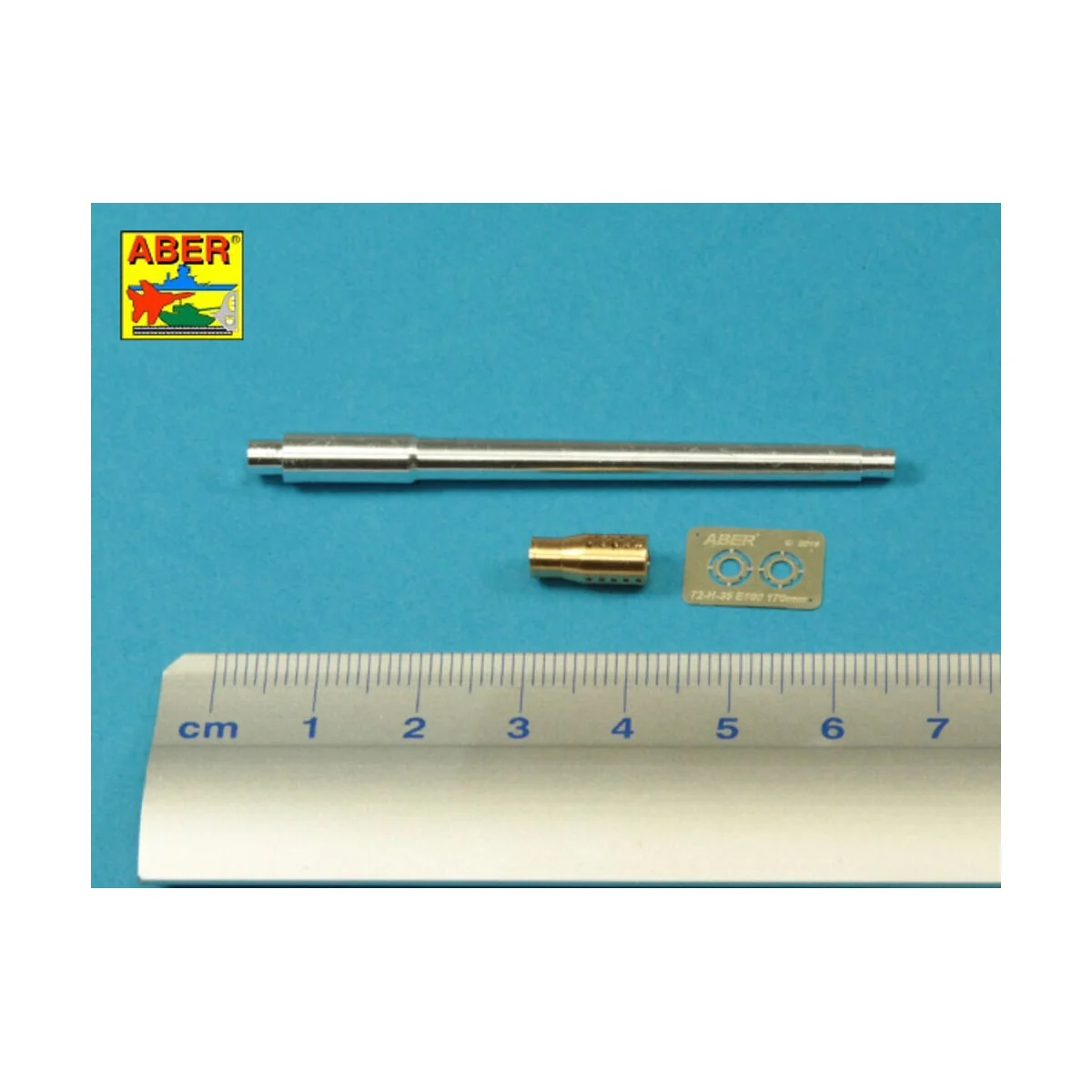 170 mm A/T gun barrel for German Jagdpanzer E-100, 1/72 - Aber Mode... 170 mm A/T gun barrel for German Jagdpanzer E-100, 1/72 - Aber Mode...
