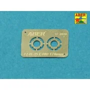 170 mm A/T gun barrel for German Jagdpanzer E-100 - Aber Models 72 ...