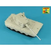 128mm KwK 44 L/65 barrel for German E-100 Super Heavy Tank, 1/72 - ...