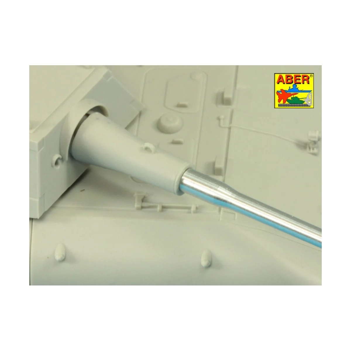 128mm KwK 44 L/65 barrel for German E-100 Super Heavy Tank, 1/72 - ...