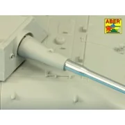 128mm KwK 44 L/65 barrel for German E-100 Super Heavy Tank, 1/72 - ...