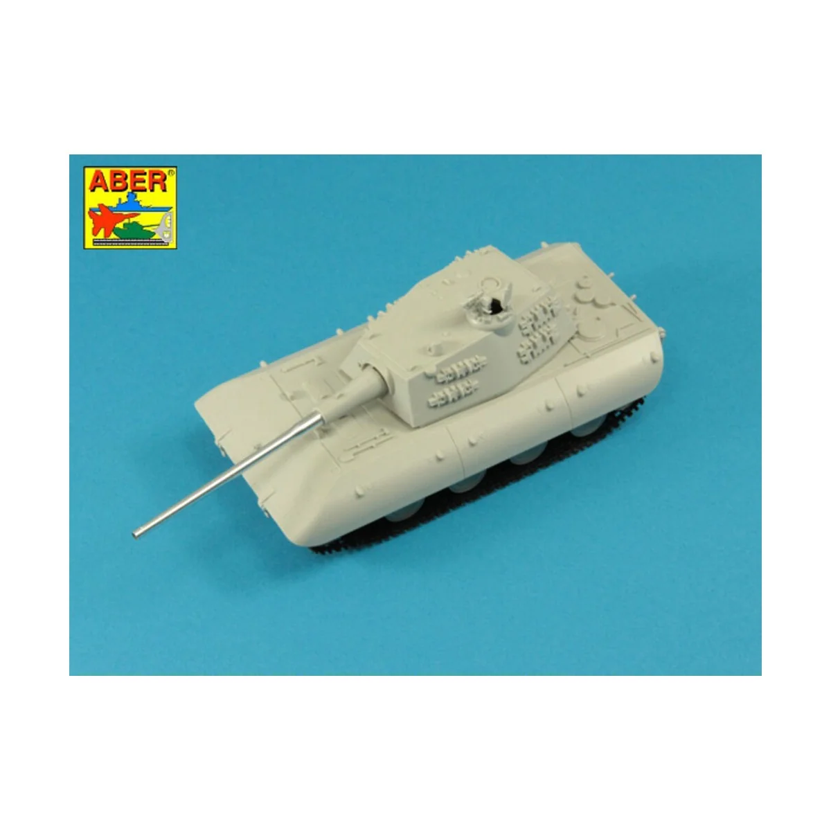 128mm KwK 44 L/65 barrel for German E-100 Super Heavy Tank, 1/72 - ...