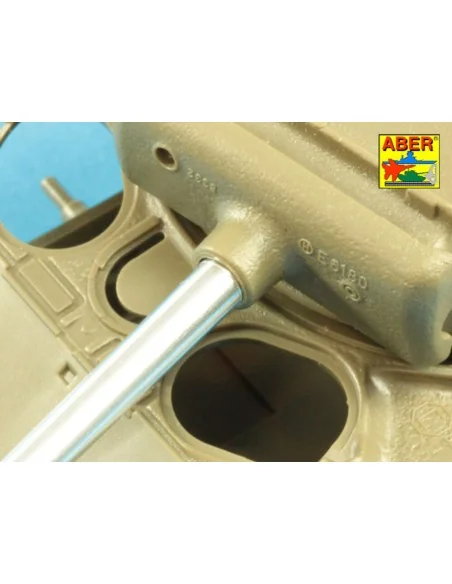 76 mm barrel with protector for Sherman M4, 1/35 - Aber Models 35 L...